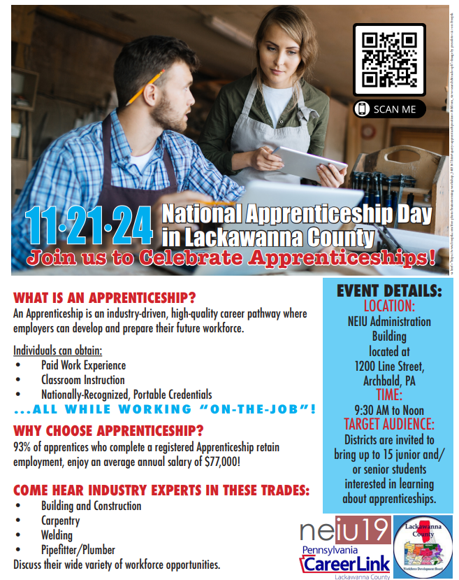 You are currently viewing Attention Juniors and Seniors: Apprenticeship Opportunity