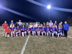 Read more about the article Football Players, Cheerleaders, and Marching Band/Drill Team Members and Families Honored at Senior-Parent Recognition Night