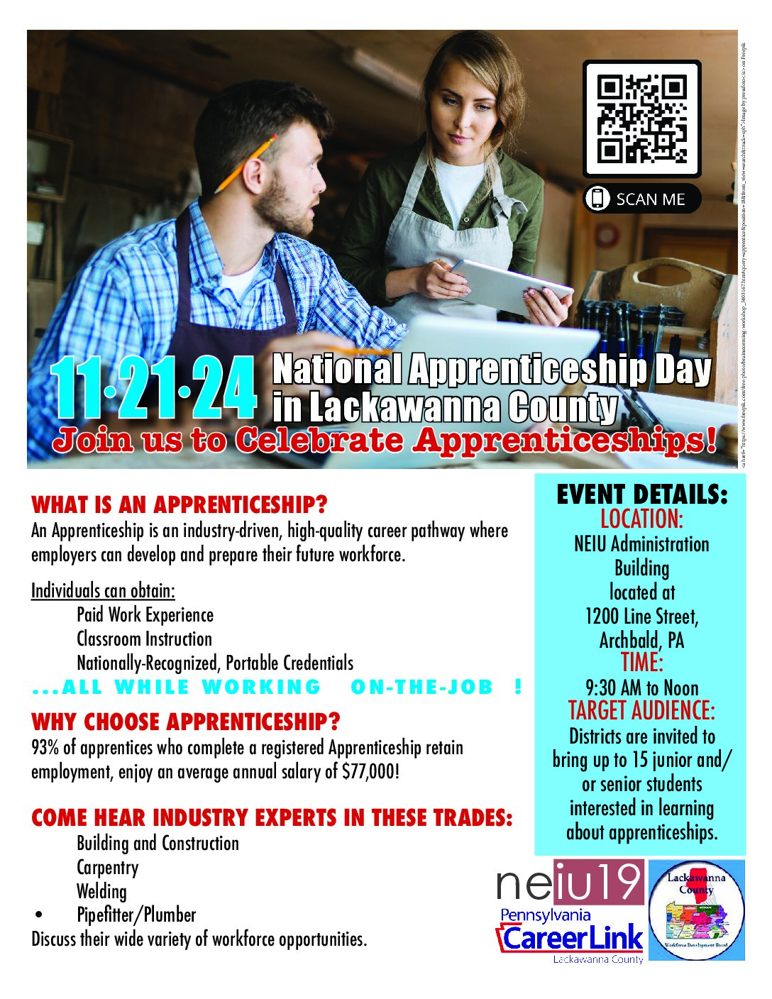 You are currently viewing National Apprenticeship Day: 11.21.24