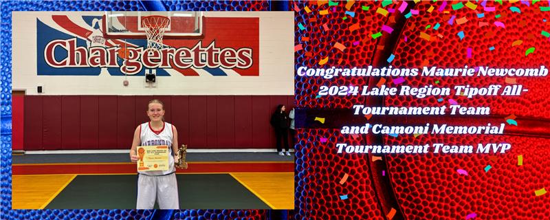 Read more about the article Maurie Newcomb Named to All-Tournament Basketball Teams