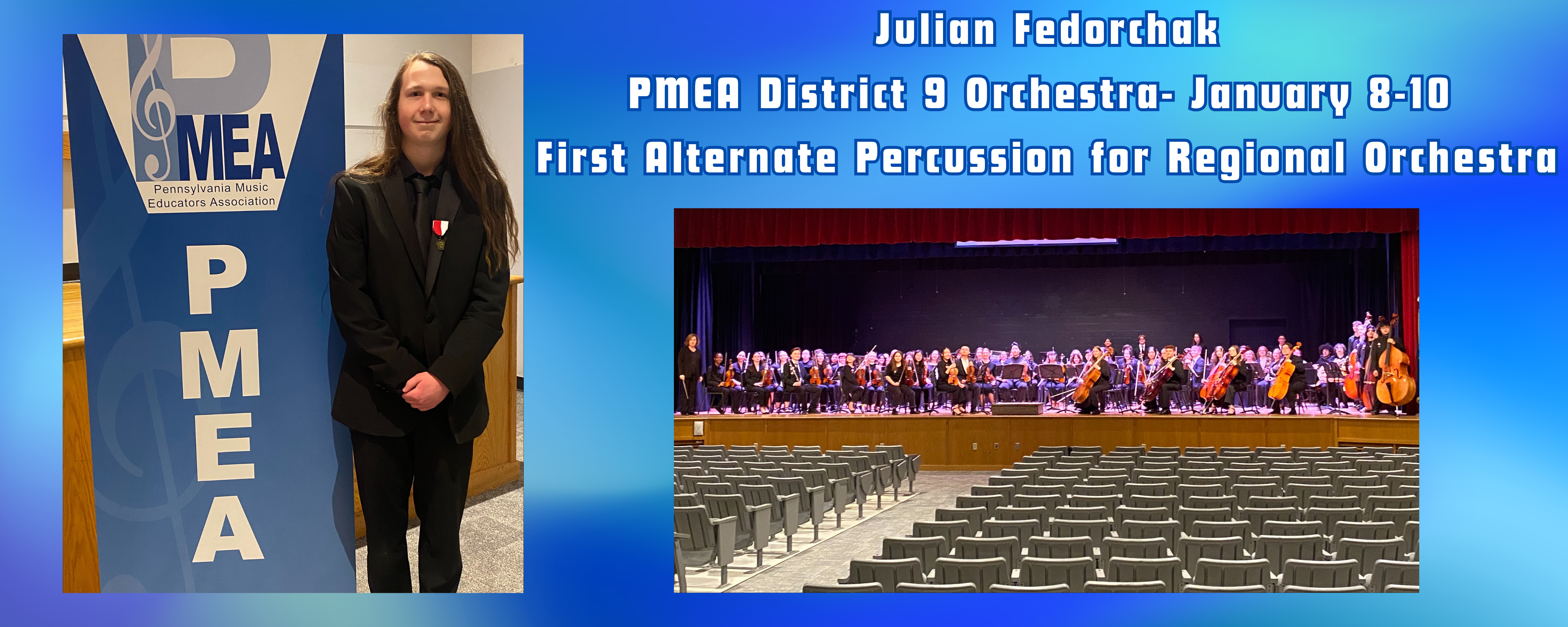 You are currently viewing Julian Fedorchak Participates in PMEA District 9 Orchestra