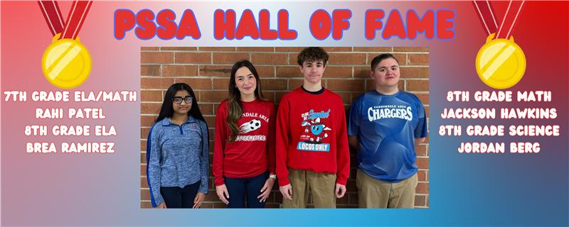 Read more about the article Students Named to the Carbondale Area PSSA Hall of Fame