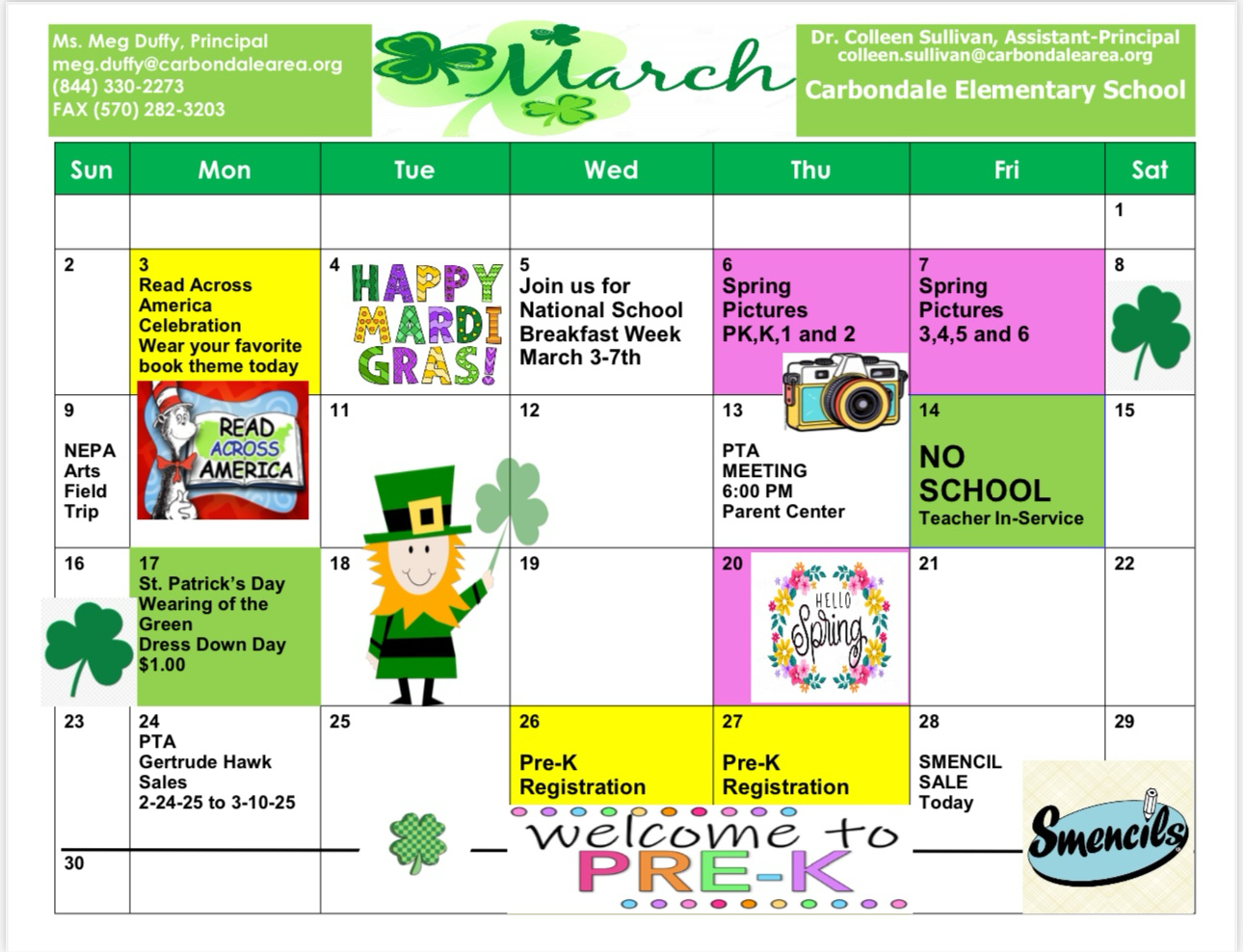 You are currently viewing CAES March Calendar