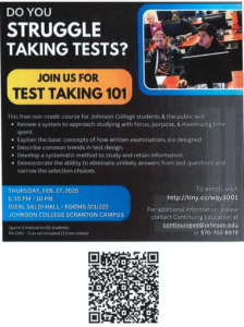 Read more about the article Attention Students Ages 16 and Up: Free Johnson College Course on Test-Taking Strategies