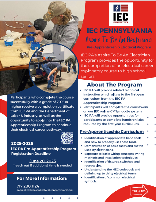 You are currently viewing Attention Juniors: Pre-Apprenticeship Electrical Program Opportunity Available