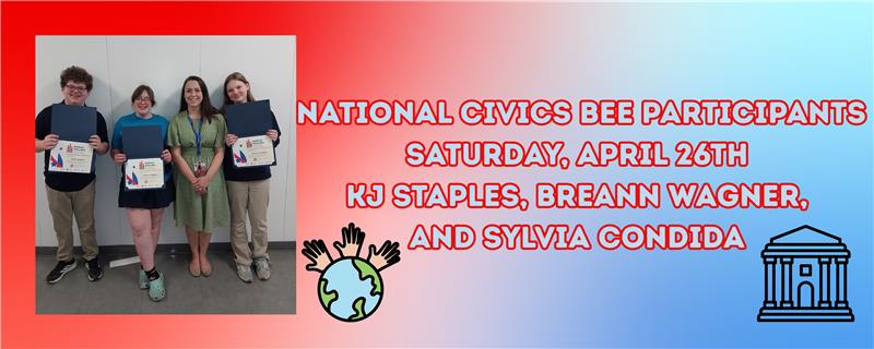 Read more about the article Charger Students Participate in National Civics Bee